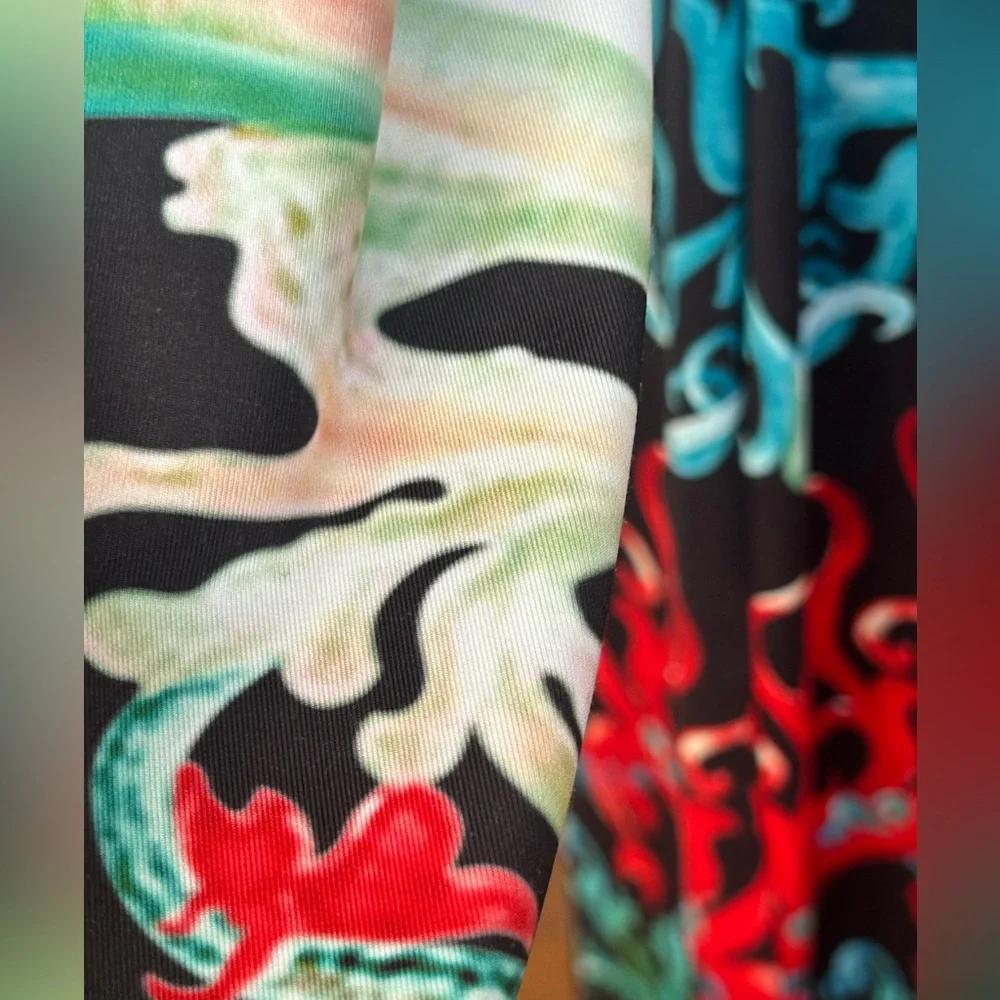 Emilio Pucci Firenze Maxi Vibrant Abstract Prints Dress 10 - Picture 9 of 17